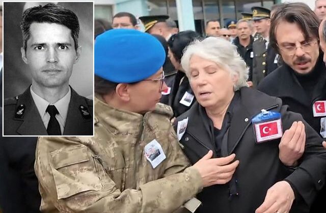 Şehit Binbaşı Taştekin için cenaze töreni! Annesinin “yürüyebilecek misin?” sorusuna verdiği yanıt yürek dağladı