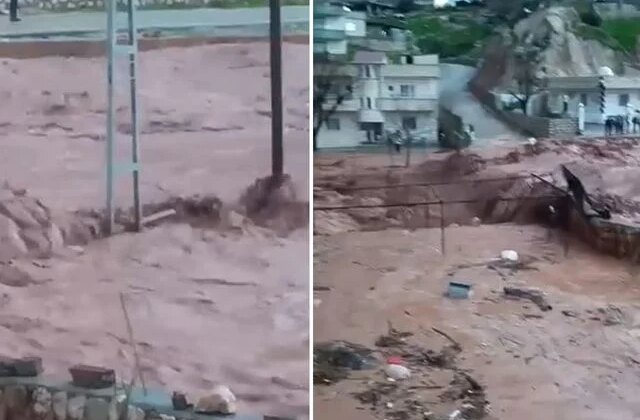 Şırnak’ta sağanak sele dönüştü, dereler taştı, evler sular altında kaldı