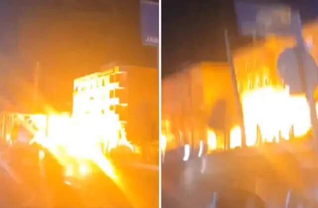 Tahran’da kaos büyüyor! Şehrin ortasındaki panik kamerada