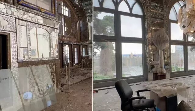 Tahran’da tarihi saray hava saldırısında hasar gördü