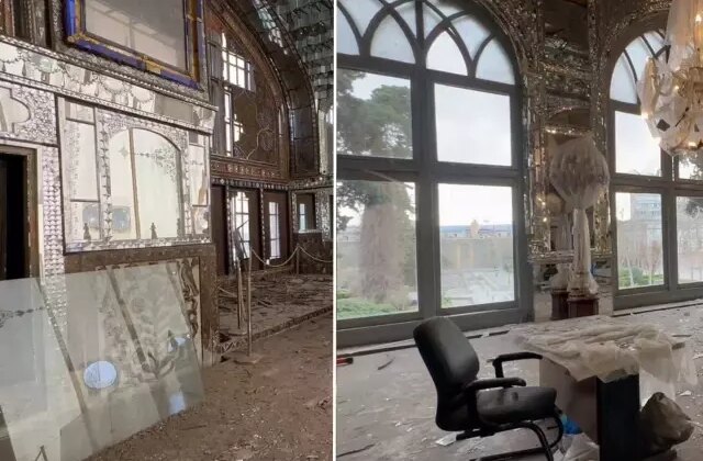 Tahran’da tarihi saray hava saldırısında hasar gördü