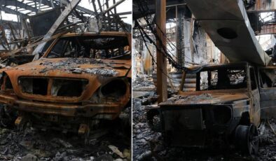 70 lüks araç küle döndü! Zarar inanılmaz boyutta