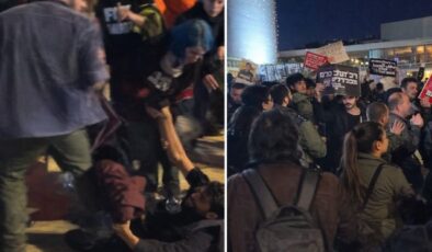 Tel Aviv’de savaş karşıtı protestoya polis müdahale etti, çok sayıda gözaltı var