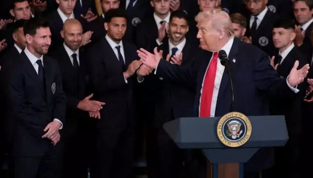 Tepki yağıyor! Trump İran’ı nasıl katlettiğini anlattı, Messi alkışladı