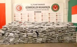 Ticaret Bakanlığı Gümrükler Muhafaza ekiplerinden zehir tacirlerine ağır darbe: 1 ton 413 kilo esrar ele geçirildi
