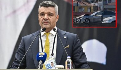 Trafik kazası geçiren Saran’dan büyük fedakarlık