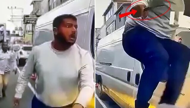 Trafikte dehşet saçan baba ve oğlu ifadesi de kurtarmadı