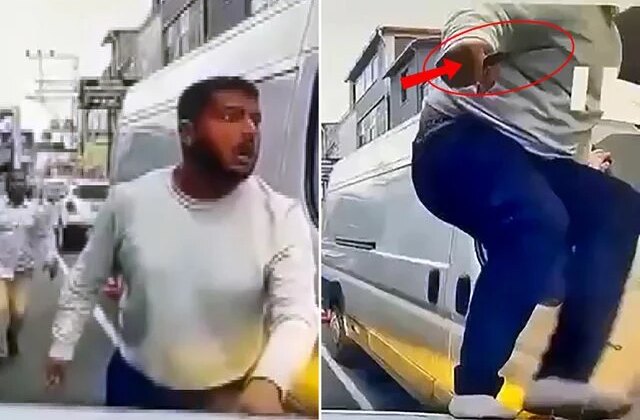 Trafikte dehşet saçan baba ve oğlu ifadesi de kurtarmadı