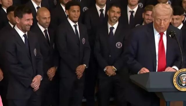 Trump, İran’ı nasıl katlettiğini Messi’nin yanında anlattı