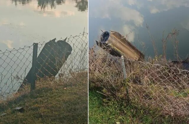 Hatay’da düşürülen füzeden ilk görüntü