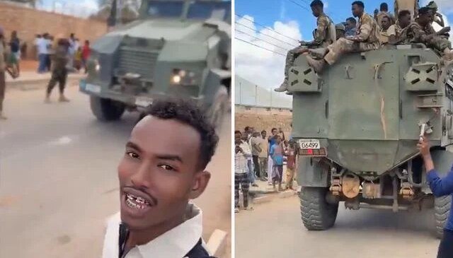 Türk yapımı zırhlı araçlarla, kenti teröristlerden kurtardılar