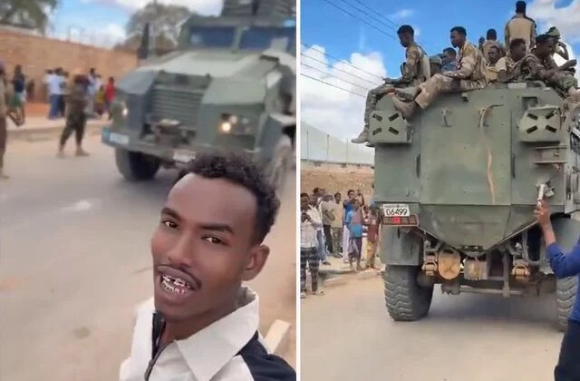 Türk yapımı zırhlı araçlarla, kenti teröristlerden kurtardılar