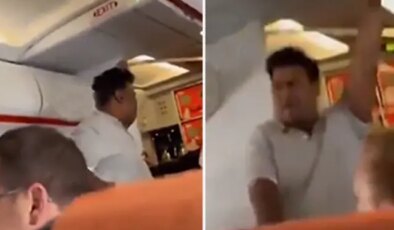 Uçakta “Trump’ta ölüm” sloganı atınca gözaltına alındı