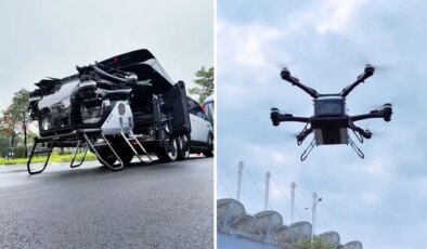 Uçan arabada seri üretime başladılar