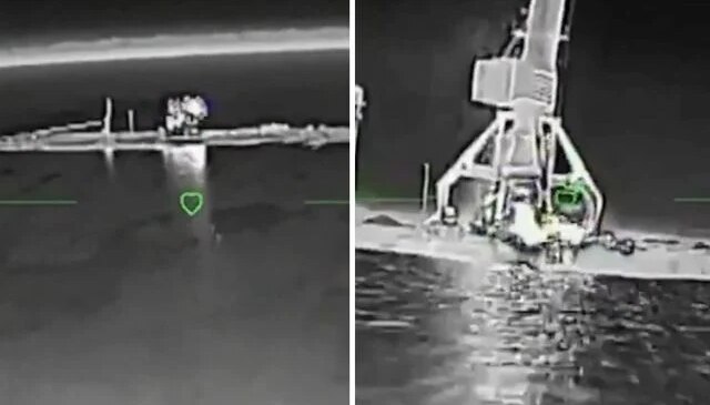 Ukrayna Rus gemisini böyle imha etmiş