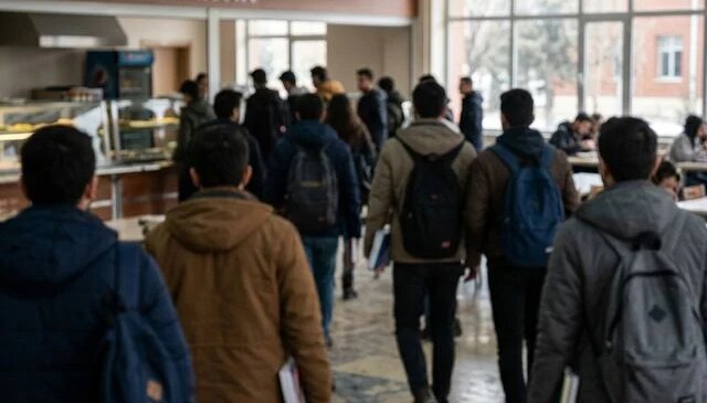 Üniversite kantininde rezalet! Borcunu ödemeyen öğrencilerin listesini astı