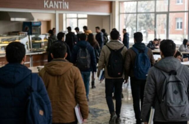 Üniversite kantininde rezalet! Borcunu ödemeyen öğrencilerin listesini astı
