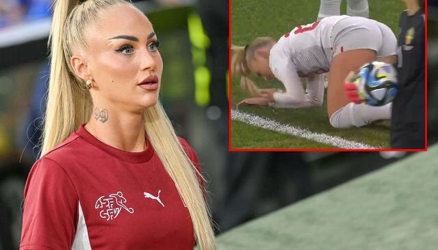 Ünlü kadın futbolcu Alisha Lehmann bu kez korkuttu