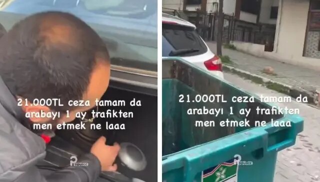 Ünlü oyuncu Savaş Satış, aracını bağlatmamak için binlerce liralık ses sistemini çöpe attı