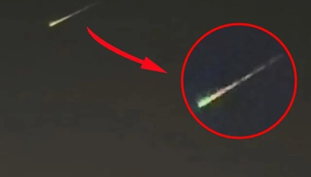 Uşak’ta gökyüzünde parlak bir cisim görüldü