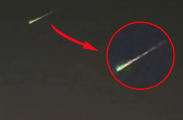 Uşak’ta gökyüzünde parlak bir cisim görüldü