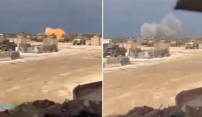 Üssün vurulduğunu gören ABD askerinden olay tepki: O benim kamyonumdu lan