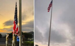 Venezuela’da ABD bayrağı 7 yıl aradan sonra yeniden büyükelçilik gönderine çekildi