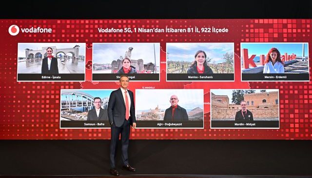 Vodafone’dan altyapıya 5 yılda 100 Milyar TL’yi aşkın 5G yatırımı: 1 Nisan’da 81 il ve 922 ilçede 5G sinyalini aynı anda verecek
