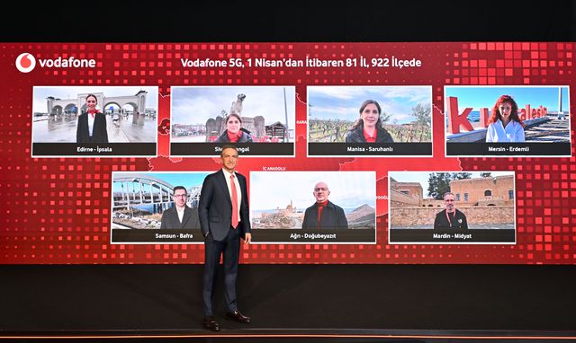 Vodafone’dan altyapıya 5 yılda 100 Milyar TL’yi aşkın 5G yatırımı: 1 Nisan’da 81 il ve 922 ilçede 5G sinyalini aynı anda verecek
