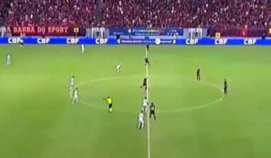 Yok böyle gol! Topa dokunmadan 1-0 öne geçtiler