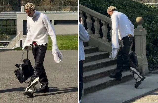 Yürüyüşü ayrı kombini ayrı olay oldu! Yıldız ismi gören herkes aynı yorumu yapıyor