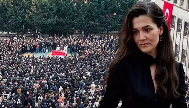 Yüzlerce meslektaşı Fatma Nur öğretmeni son yolculuğuna uğurladı! Herkesin dilinde aynı slogan vardı