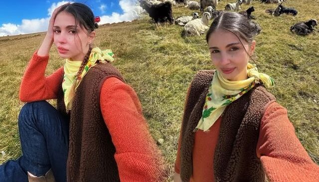 Zeynep Atılgan’ın derin yırtmaçlı pozundaki ayrıntı olay oldu