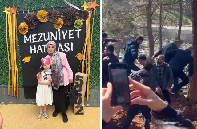 Zeytinburnu’nda denizde ölü bulunan anne ve kızı son yolculuğuna uğurlandı