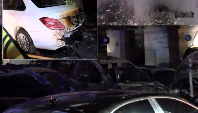 15 lüks araç bir gecede kül oldu: Tek şüphe üzerinde duruluyor