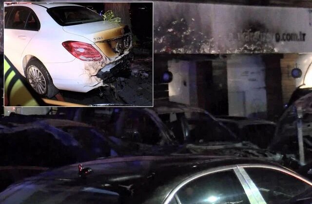 15 lüks araç bir gecede kül oldu: Tek şüphe üzerinde duruluyor
