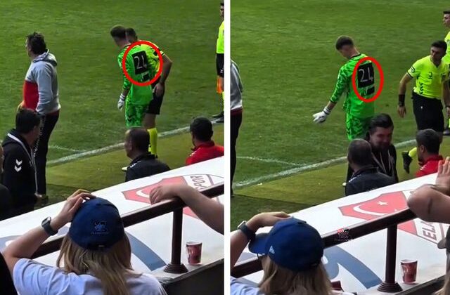 15 yaşındaki kaleciye forma bulunamayınca çözümü bakın nasıl ürettiler