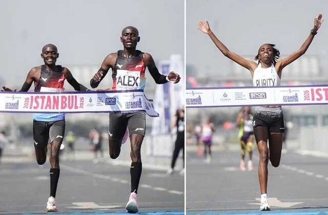 21. İstanbul Yarı Maratonu’nu kazananlar belli oldu! Kenyalı ikizler zirvede