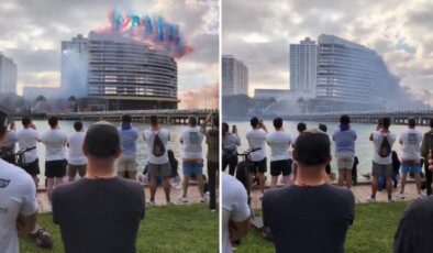 25 yıllık bina saniyeler içinde yıkıldı! Sebebi deprem değil