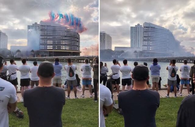 25 yıllık bina saniyeler içinde yıkıldı! Sebebi deprem değil