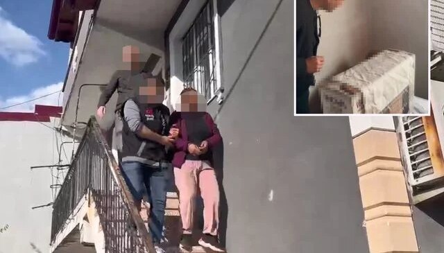 26 yıl hapis cezasıyla aranan firari hükümlü, şifonyerin ardındaki gizli bölmede yakalandı