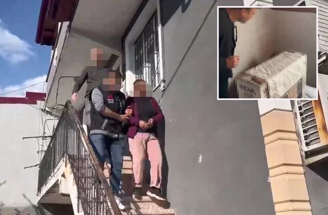 26 yıl hapis cezasıyla aranan firari hükümlü, şifonyerin ardındaki gizli bölmede yakalandı