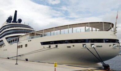400 milyon avroluk gemi Bodrum’a geldi