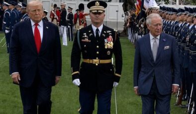 ABD Başkanı Trump, Beyaz Saray’da İngiltere Kralı 3. Charles’ı resmi törenle karşıladı