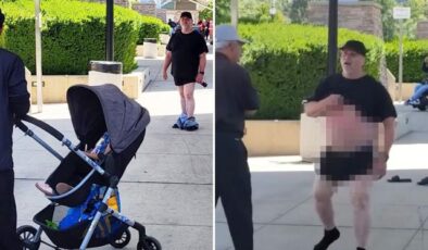 ABD’de skandal görüntü! Çocuğa cinsel organını gösterdi, ortalık karıştı