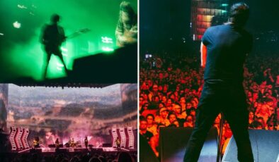 ABD’li rock grubundan sahnede dev protesto, Orta Doğu mesajları çok ses getirdi