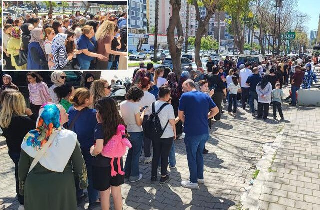 Tüm ürünleri 100 liradan satacağını duyurdu, dükkan önünde izdiham yaşandı