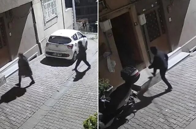 Adım adım takip edip binada taciz etti! Kadının çığlıkları apartmanı inletti
