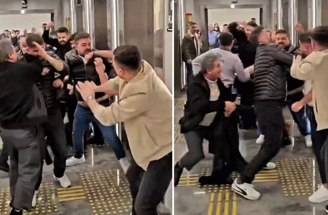 Adliyedeki boşanma duruşmasında ortalık savaş alanına döndü