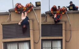 Akılalmaz görüntü! Hayatından vazgeçti, telefonundan geçmedi